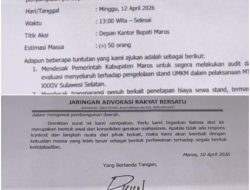 Diumumkan Akan Aksi Hari ini Terkait Kegiatan MTQ di Kantor Bupati Maros, Publik Menanti: Aksi Nyata atau Sekadar Gertakan?
