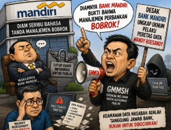 Diamnya Bank Mandiri Dinilai Bukti Manajemen Bobrok, GMMSH Desak Ungkap Pelaku Peretasan Data Wandy Roesandy