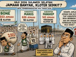Bone 2.023 Jamaah Hanya 8 Kloter, Maros 626 Jamaah Masuk 10 Kloter: Data Pemberangkatan Haji Sulsel 2026 Tuai Tanda Tanya