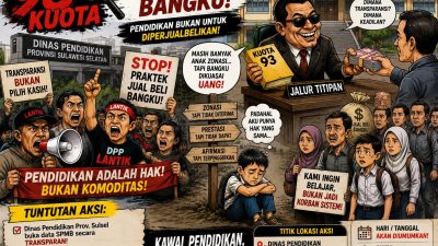 Ribuan Suara untuk Keadilan Pendidikan: DPP LANTIK Akan Gelar Aksi, Desak Pengusutan Dugaan Jual Beli Bangku SPMB di Sulsel