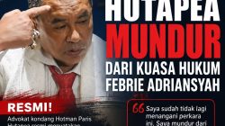 Hotman Paris Hutapea Resmi Mundur sebagai Kuasa Hukum Febrie Adriansyah