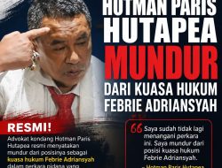 Hotman Paris Hutapea Resmi Mundur sebagai Kuasa Hukum Febrie Adriansyah