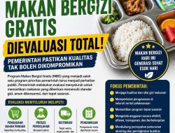 Program Makan Bergizi Gratis Dievaluasi Total, Pemerintah Pastikan Kualitas Tak Boleh Dikompromikan