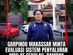 Di Sela Kunjungan ke Polda Sulsel Hari Ini, GARPINDO DPC Makassar Desak Evaluasi Total Realisasi Anggaran MBG dari BGN