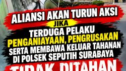 Aliansi Akan Turun Aksi Jika Terduga Pelaku Pengeroyokan Serta Pengrusakan di Bandar Surabaya Lampung Tidak Diamankan